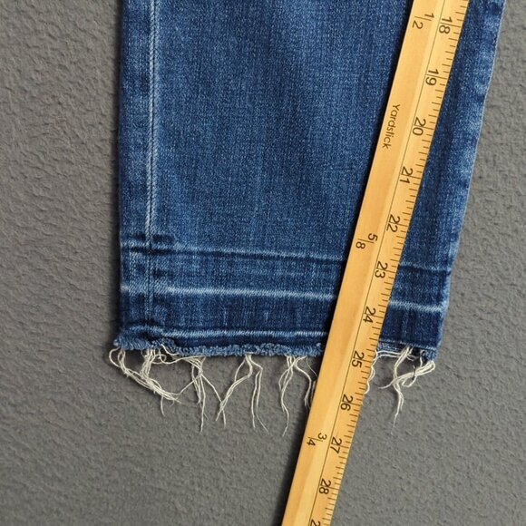 L'agence Jeans Women's 29 Blue Harris High Rise Cropped Denim - Picture 7 of 12